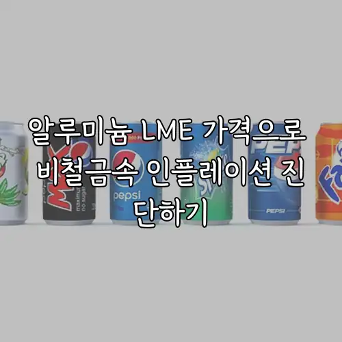 알루미늄 LME 가격으로 비철금속 인플레이션 진단하기